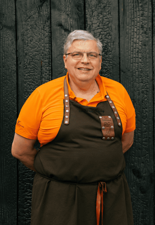 Portrait de Patrick Gauthier, chef du restaurant étoilé La Madeleine à Sens