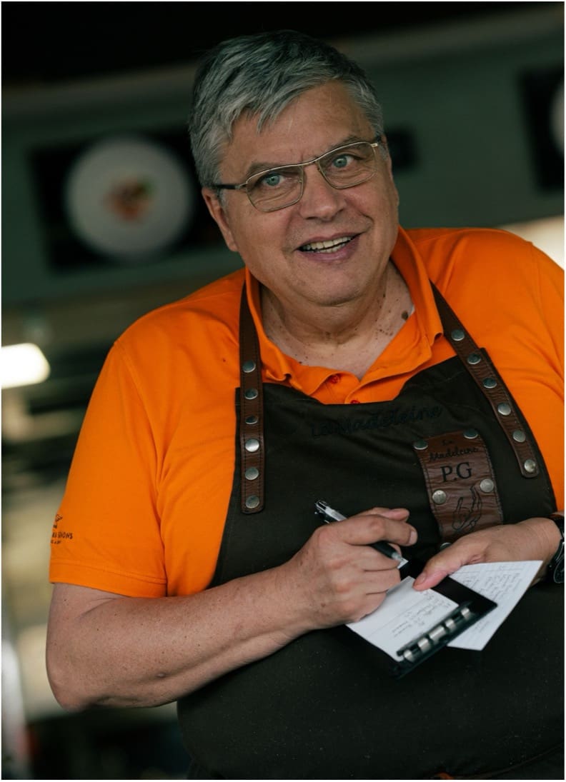 Patrick Gauthier, chef étoilé de La Madeleine, en salle
